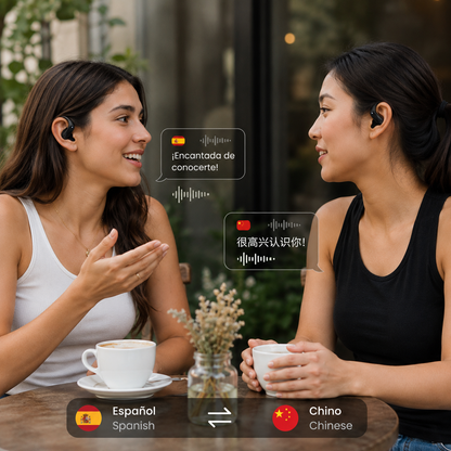 Auriculares traductores con IA