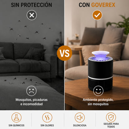 Lámpara antimosquitos por succión